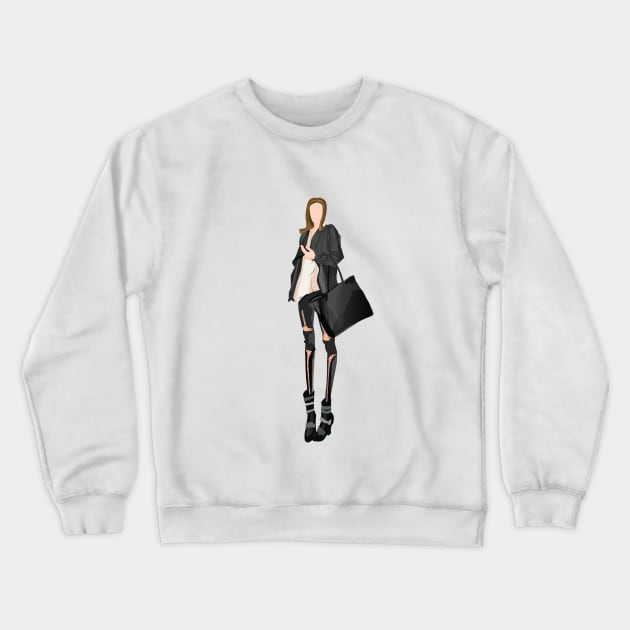 Bad girl Crewneck Sweatshirt by DunieVu95